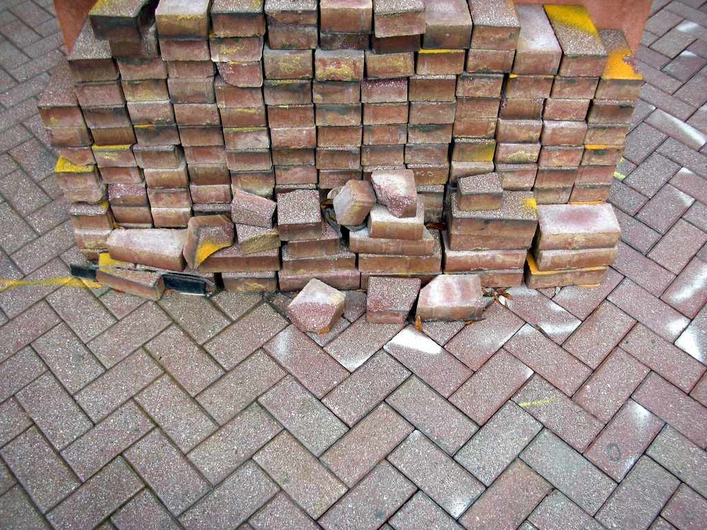 Stacked bricks Chengdu China