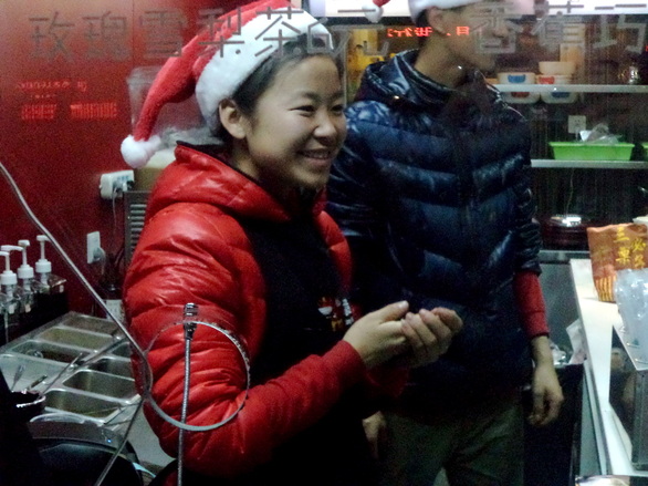 Santa hat Lanzhou China