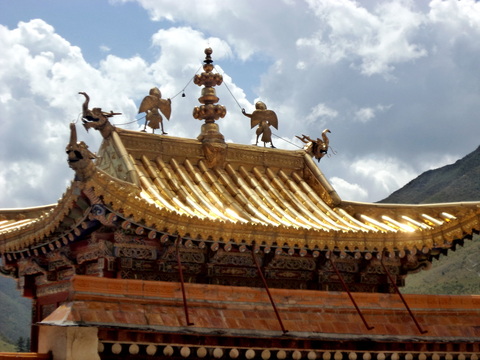 Golden Temple Labrang Monastery Xiahe China