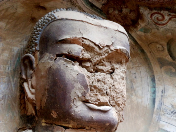 Cracked-faced Buddha
