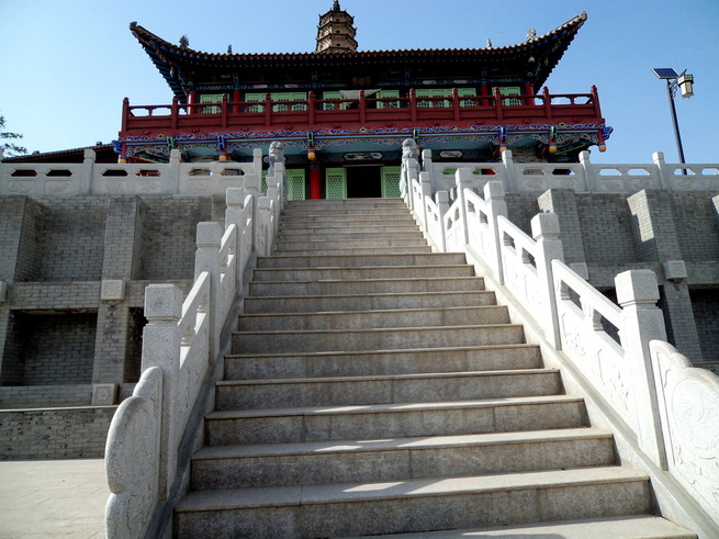 White Pagoda Stairway
