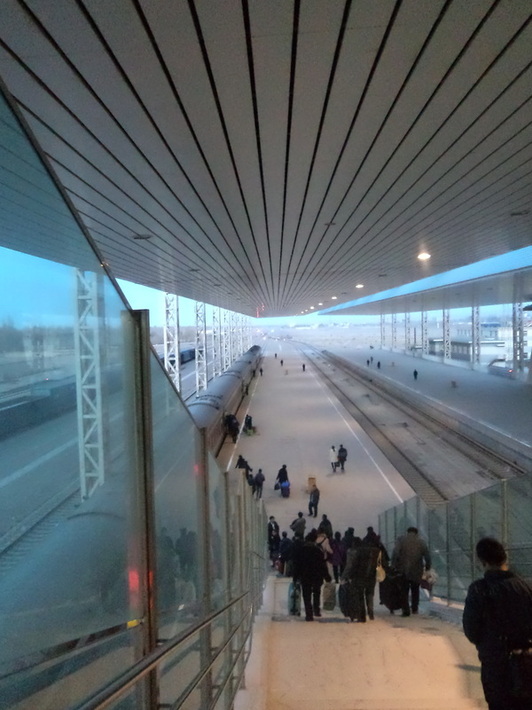Dunhuang's Shiny New Railway Station