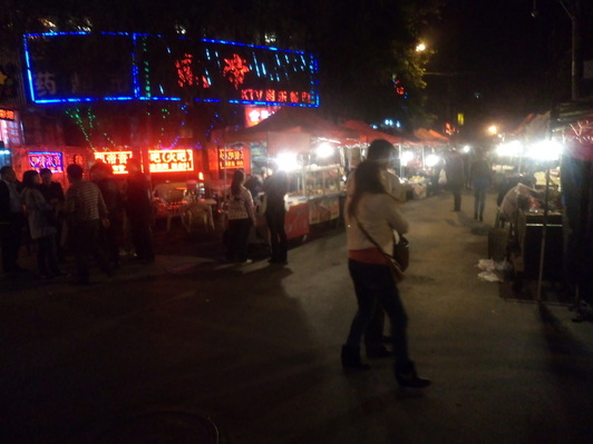 Night Market Lanzhou China