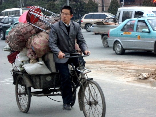 Bicycle Moving Lanzhou China